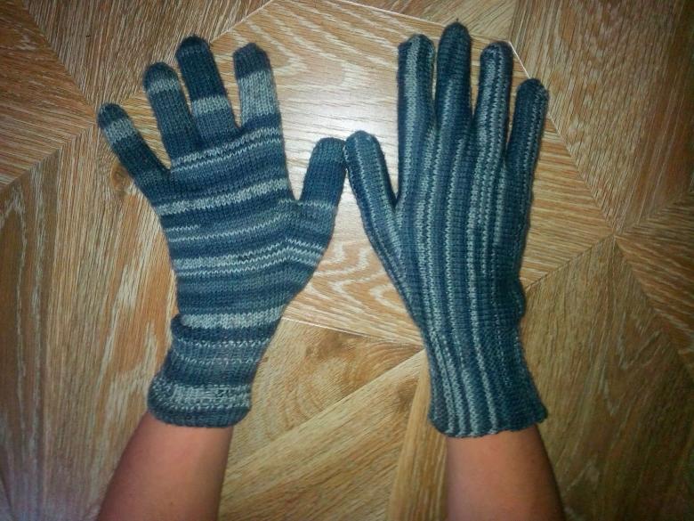 Мужские перчатки: спицами и крючком, схема работы с описанием