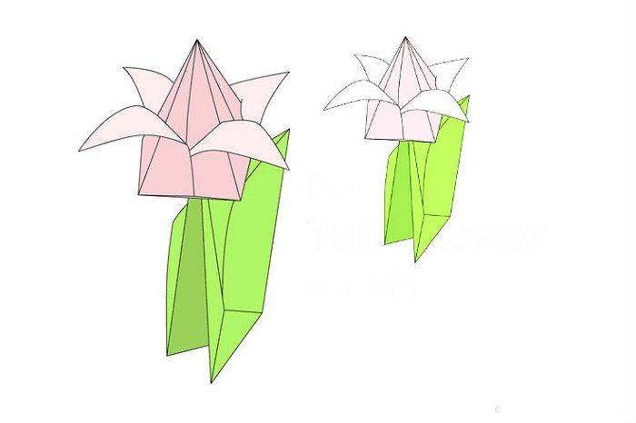 Как сделать тюльпан из бумаги своими руками поэтапно: пошаговая инструкция со схемами, фото и видео | qulady