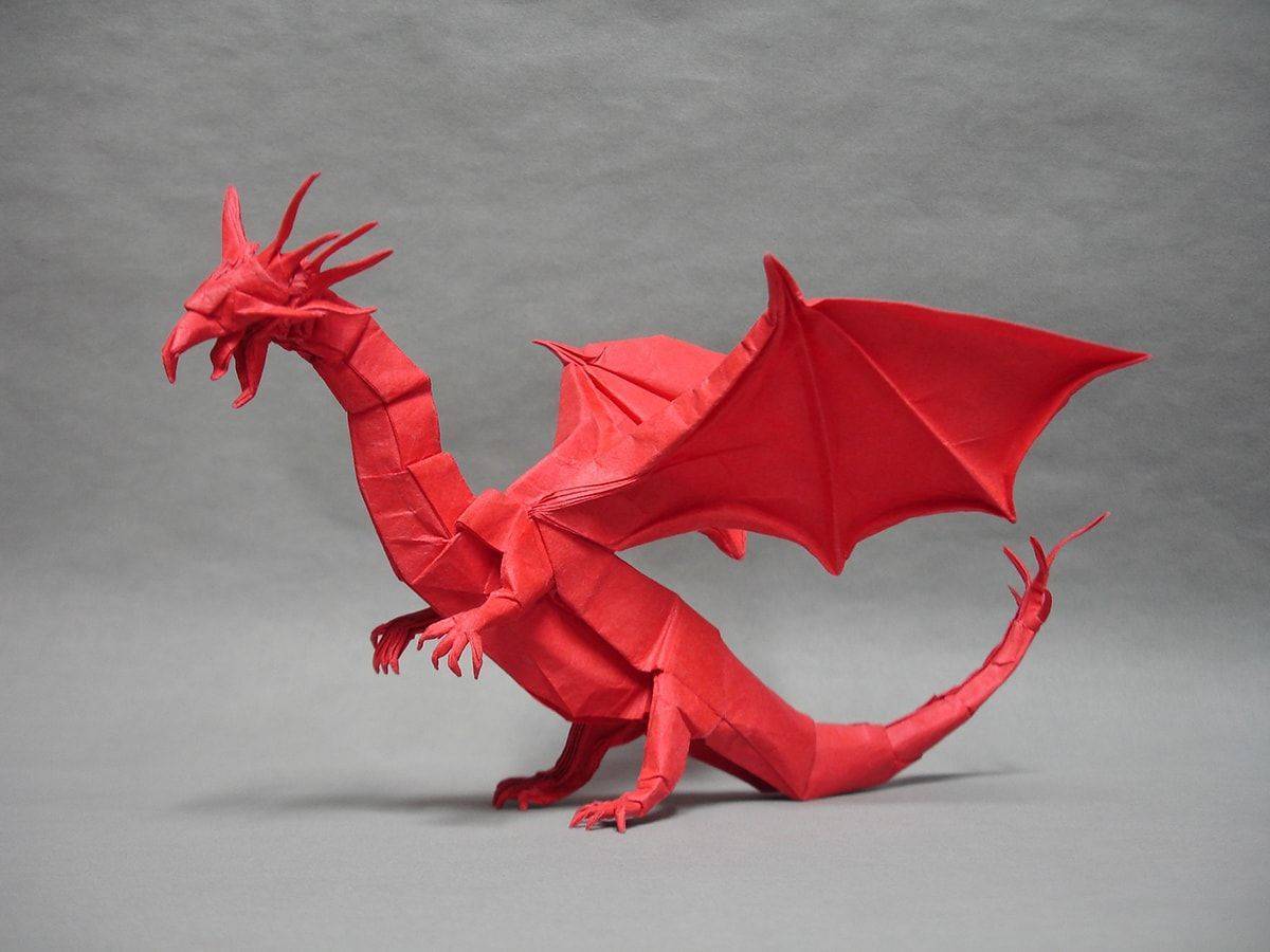 Оригами дракон: мастер-класс изготовления и фото-примеры готовых работ