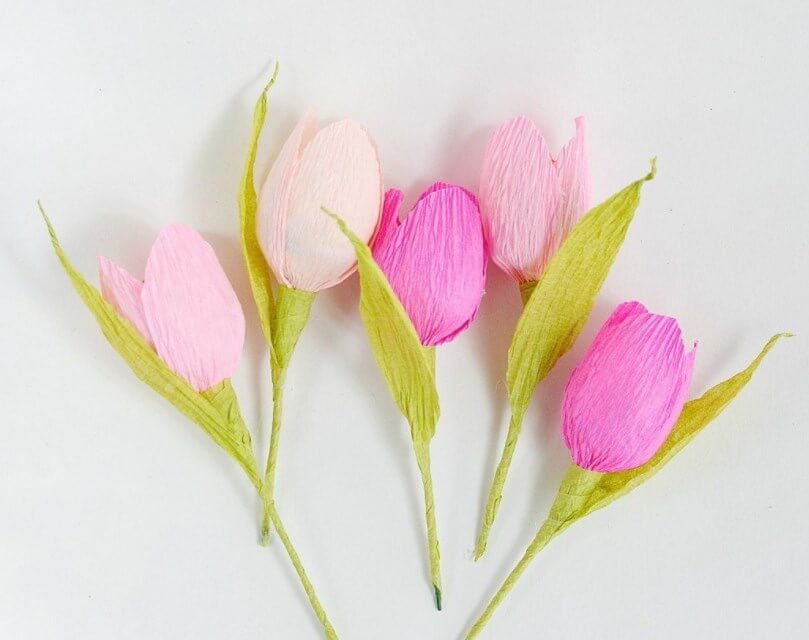 Тюльпаны из бумаги своими руками: пошаговое фото для начинающих, видео мастер-классы