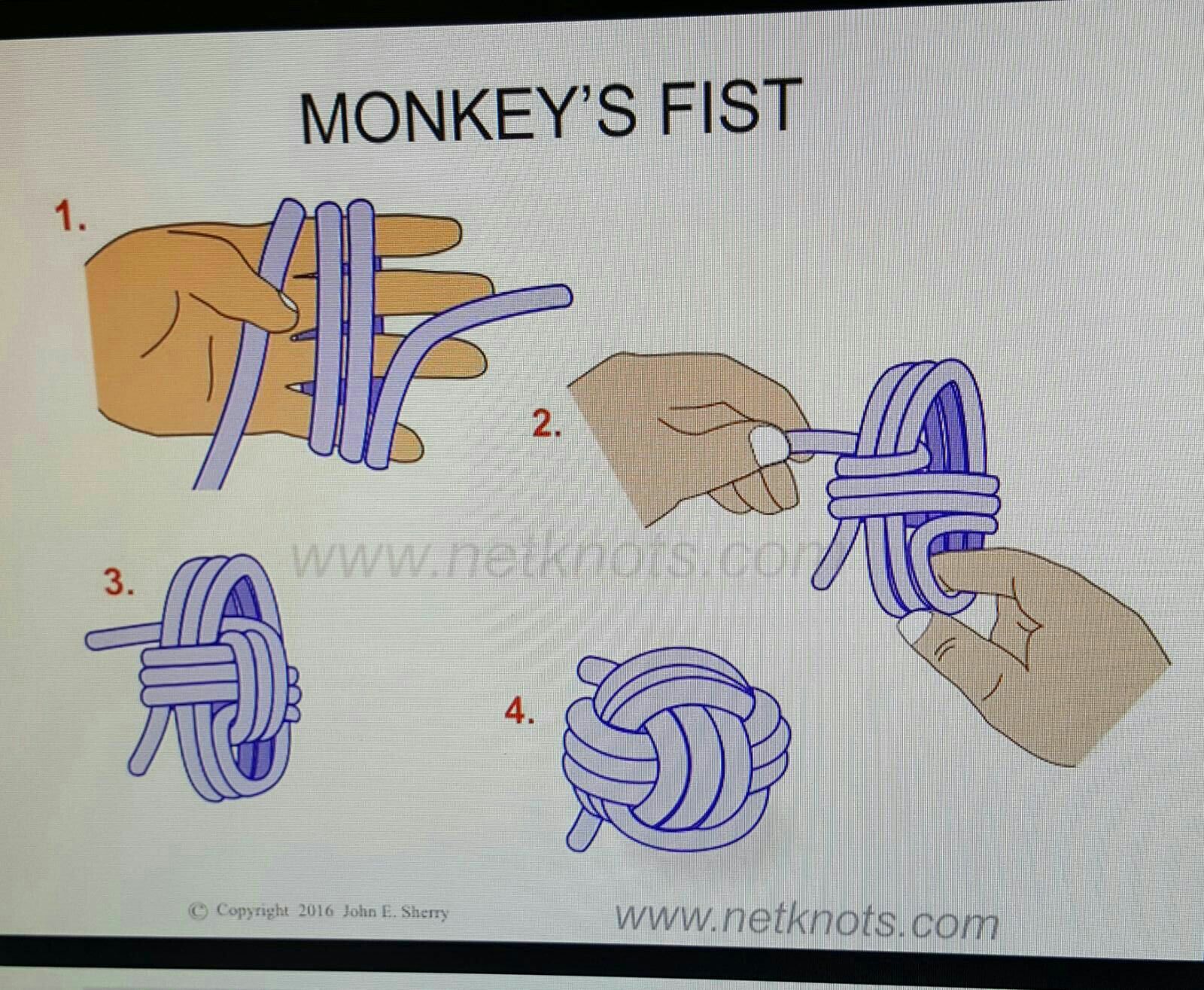 Декоративный узел: обезьяний кулак по видео-подборке