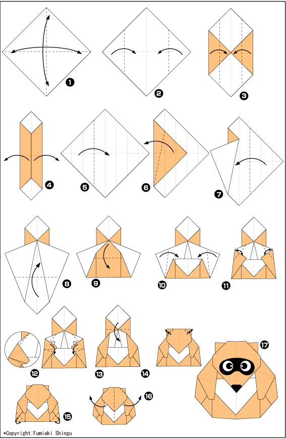 Оригами для детей 5-6 лет: простые пошаговые схемы