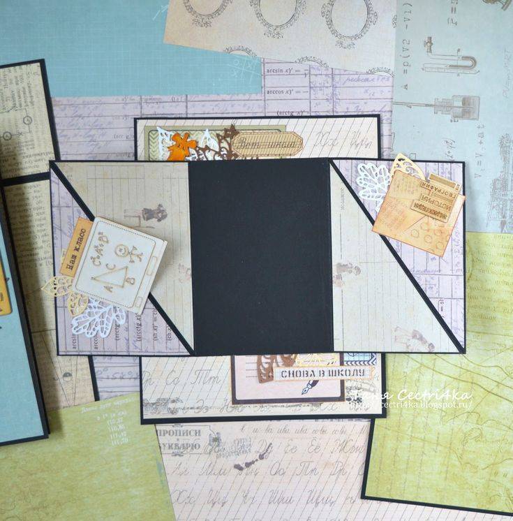 Мастер-класс скрапбукинг бумагопластика киригами pop-up книжка панорамка своими руками в технике pop_up  бумага карандаш картон клей
