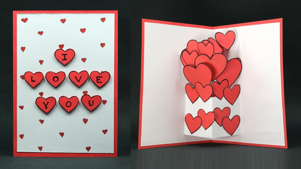 Валентинки своими руками - из бумаги, фетра, конфет - мастер класс с фото и шаблонами - видео уроки