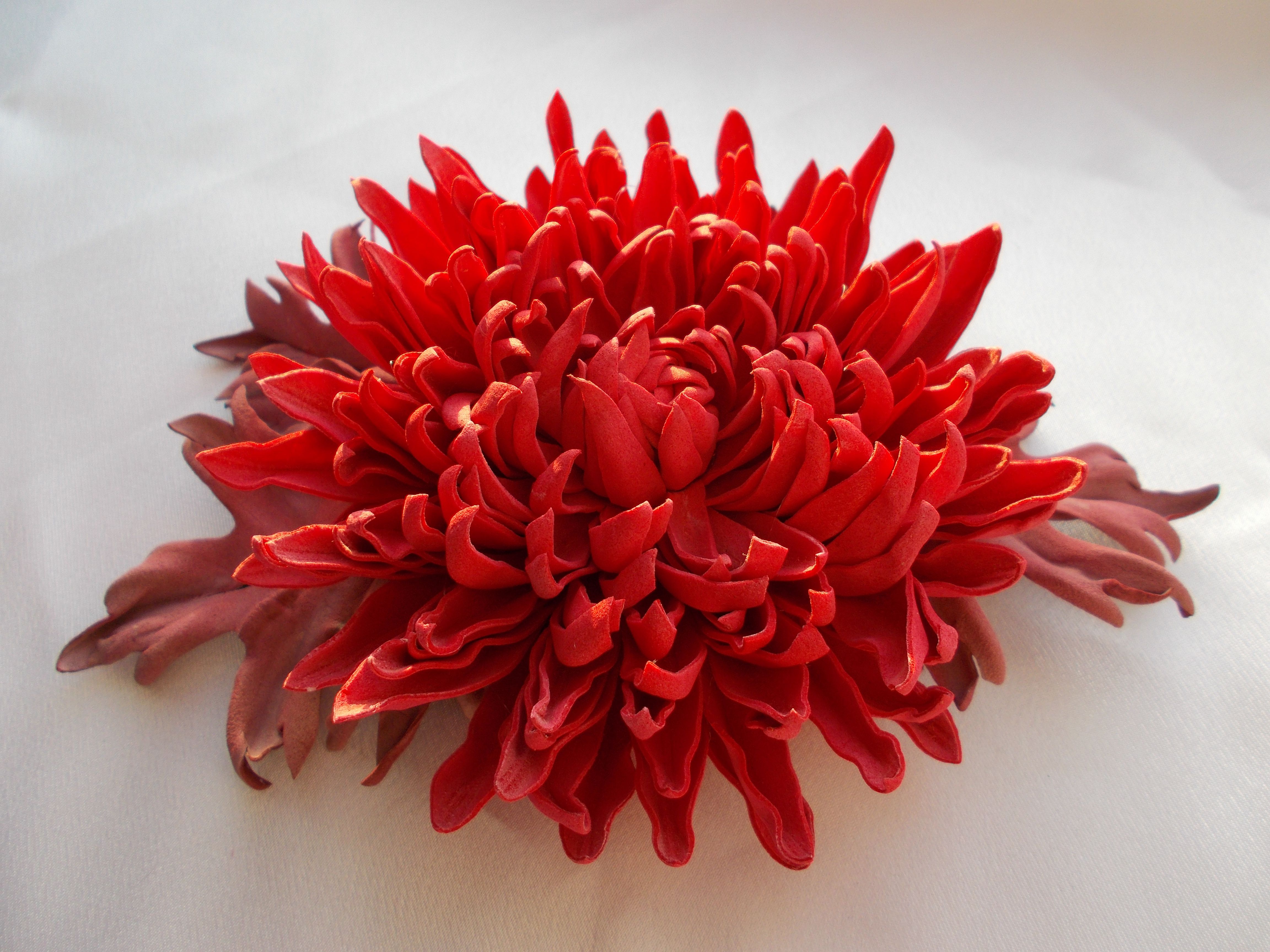 Хризантема из фоамирана: создаем цветочный шедевр
