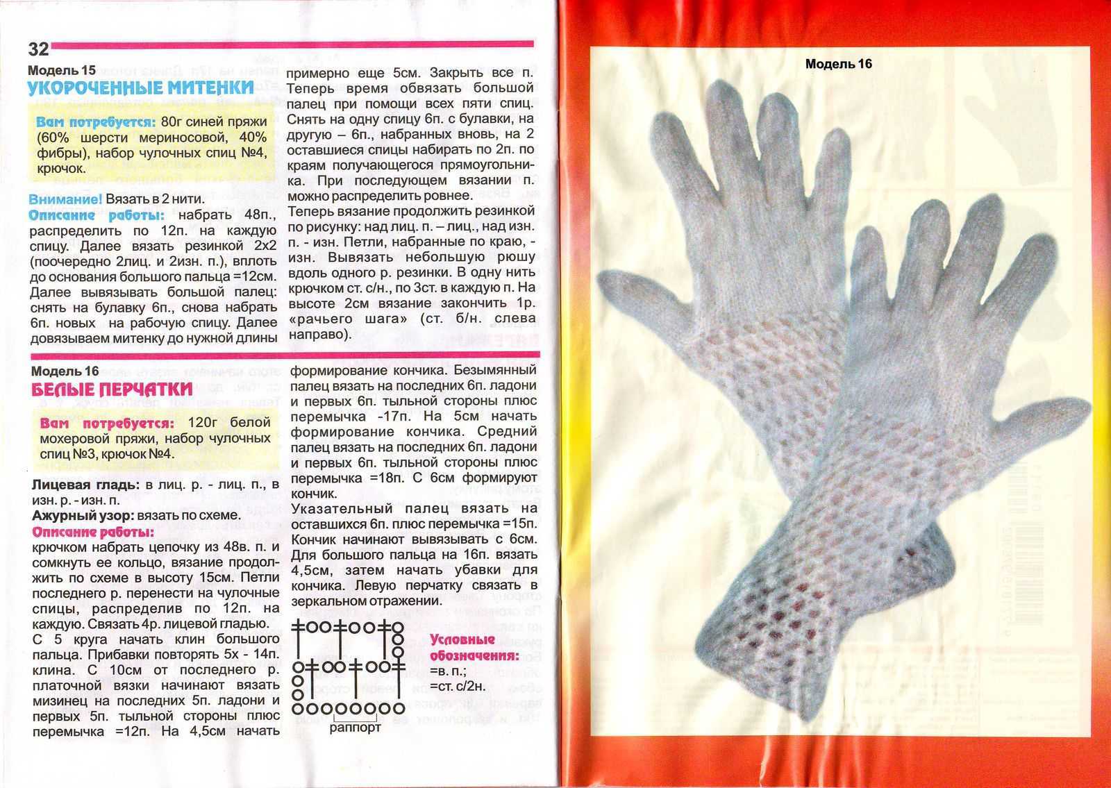 Как связать перчатки на спицах. вязание перчаток спицами для начинающих: простой способ. как вязать пальцы на перчатках на спицах?