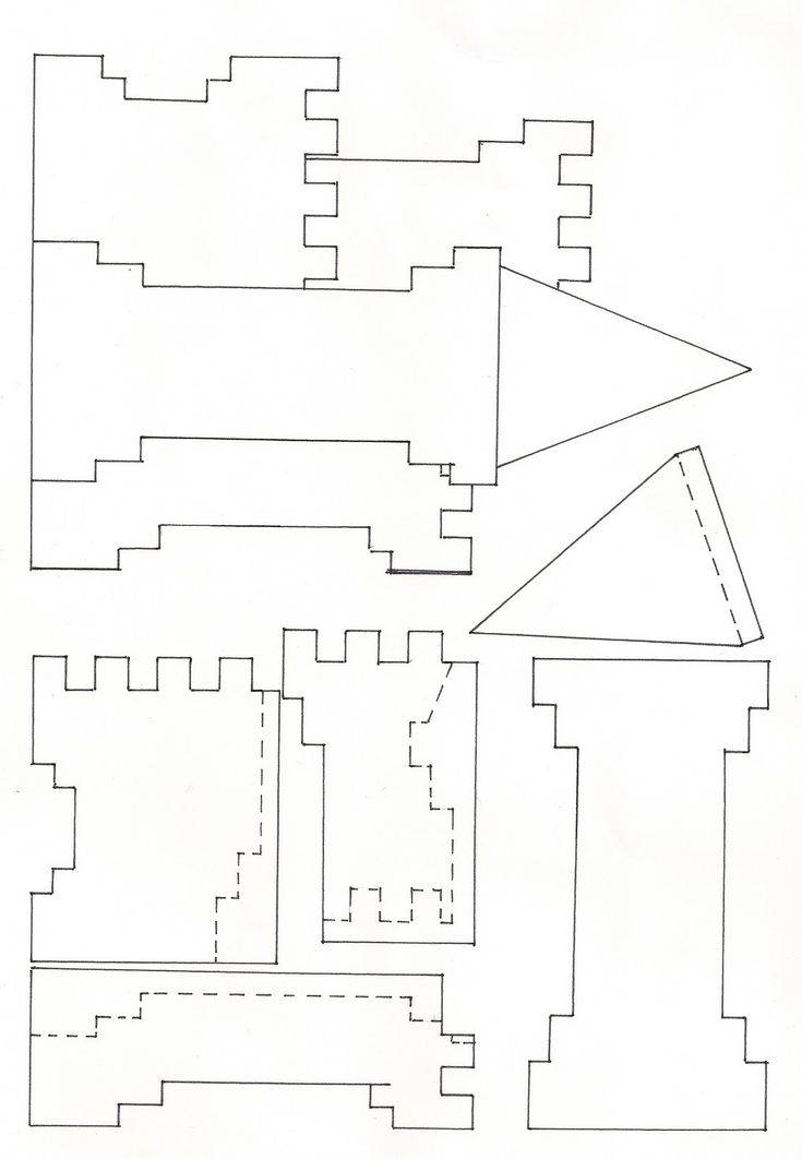 Замок из картона своими руками: как сделать оригинальную композицию своими руками. как сделать макет замка своими руками из бумаги