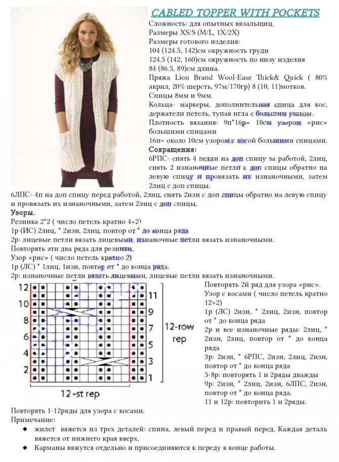 Вязание спицами женского жилета: простые схемы, лучшие модели и советы как связать теплый жилет (115 фото)