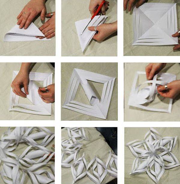 Снежинки из бумаги своими руками: пошаговые инструкции