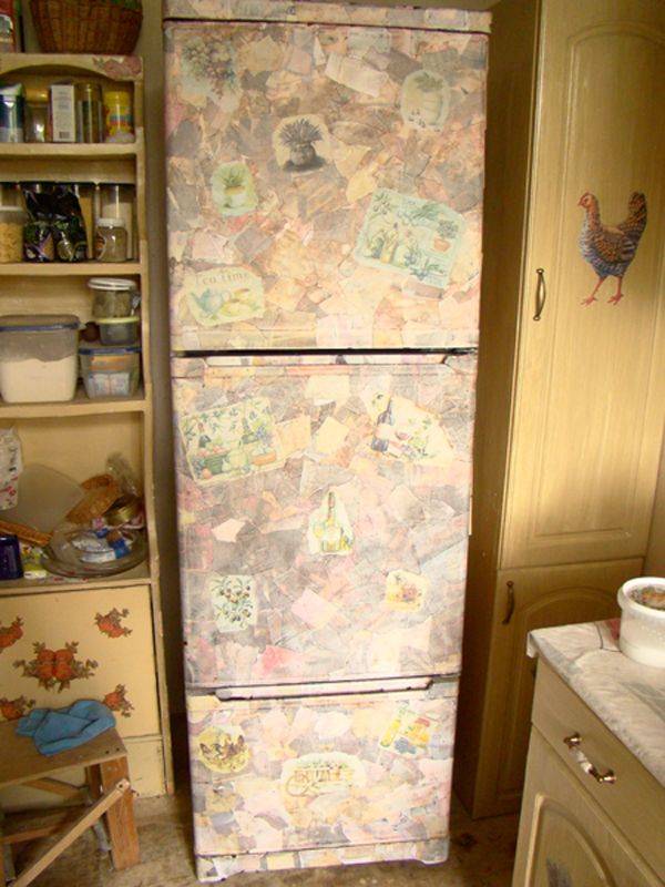 75 интересных вариантов декора холодильника