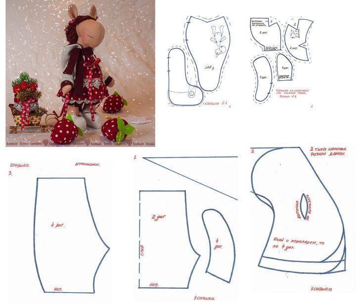 Куклы татьяны коннэ из ткани - очаровательные, чтобы их сшить нужно найти выкройки и материалы