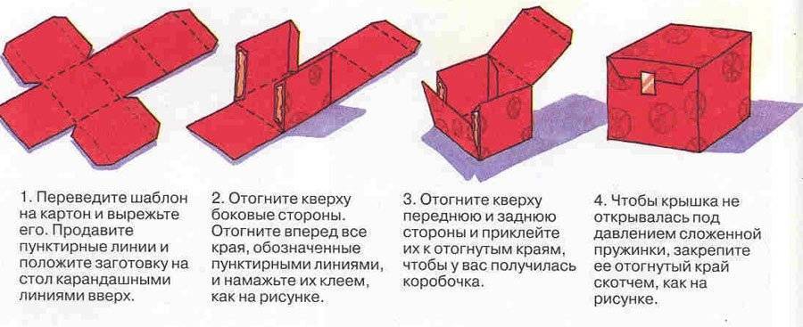 Самые простые способы сделать подарочную коробочку из бумаги