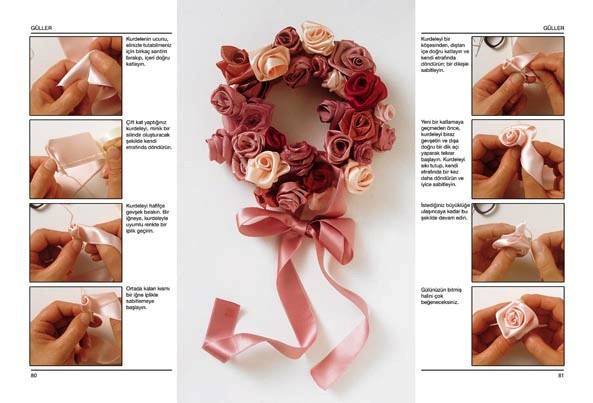 Цветы из атласных лент: 65 фото способов сделать своими руками