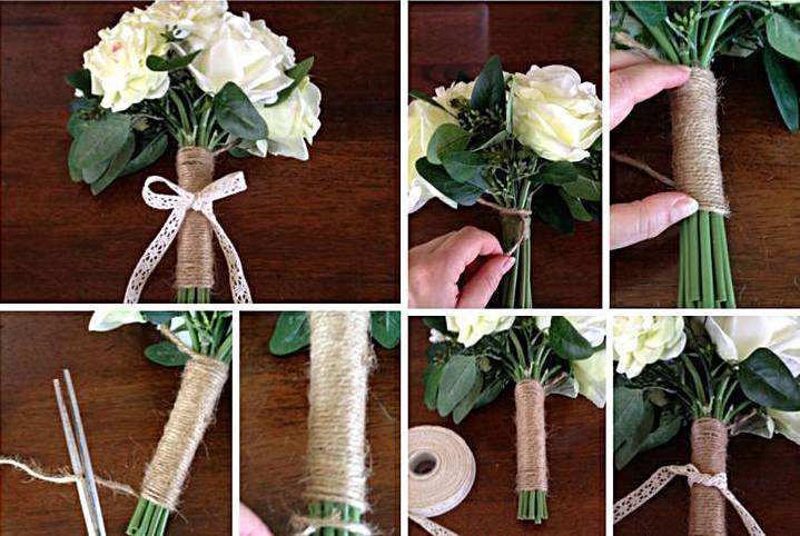 Как сделать букет для невесты своими руками: мастер-класс с фото