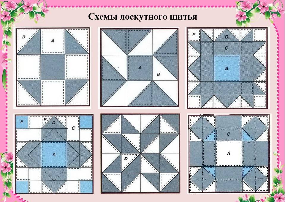 Лоскутное шитье. Мастер класс, техника, инструкция для начинающих, схемы, фото, видео уроки