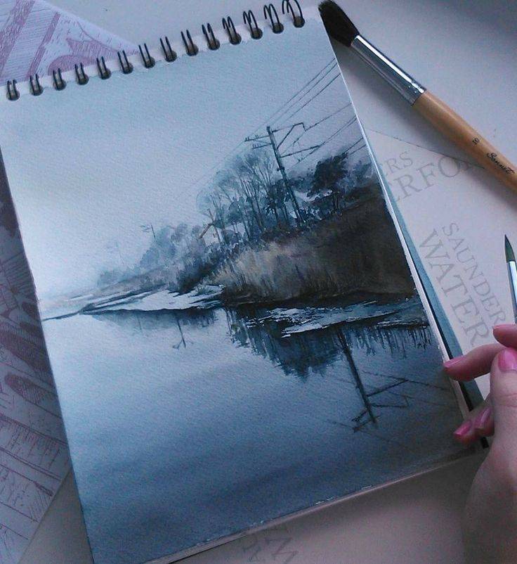 Рисунки акварелью для начинающих легкие простые (фото) - detskieru.ru