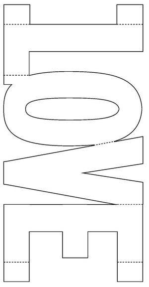 Как сделать объемные буквы из картона, бумаги и ткани своими руками: схемы и шаблоны