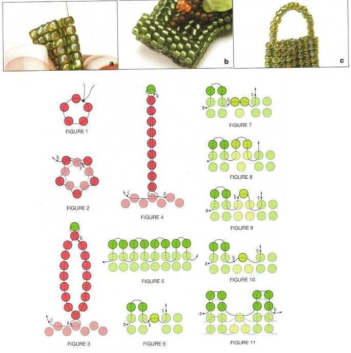 Схемы плетение из бисера для начинающих детей (фото и видео)