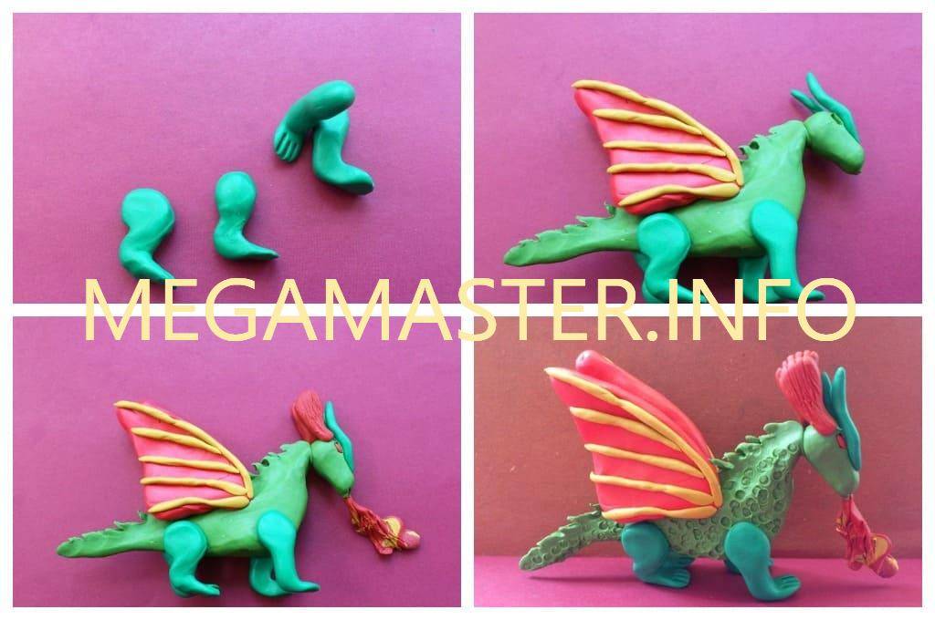 Как сделать дракона из пластилина в домашних условиях: азы лепки для детей и их родителей