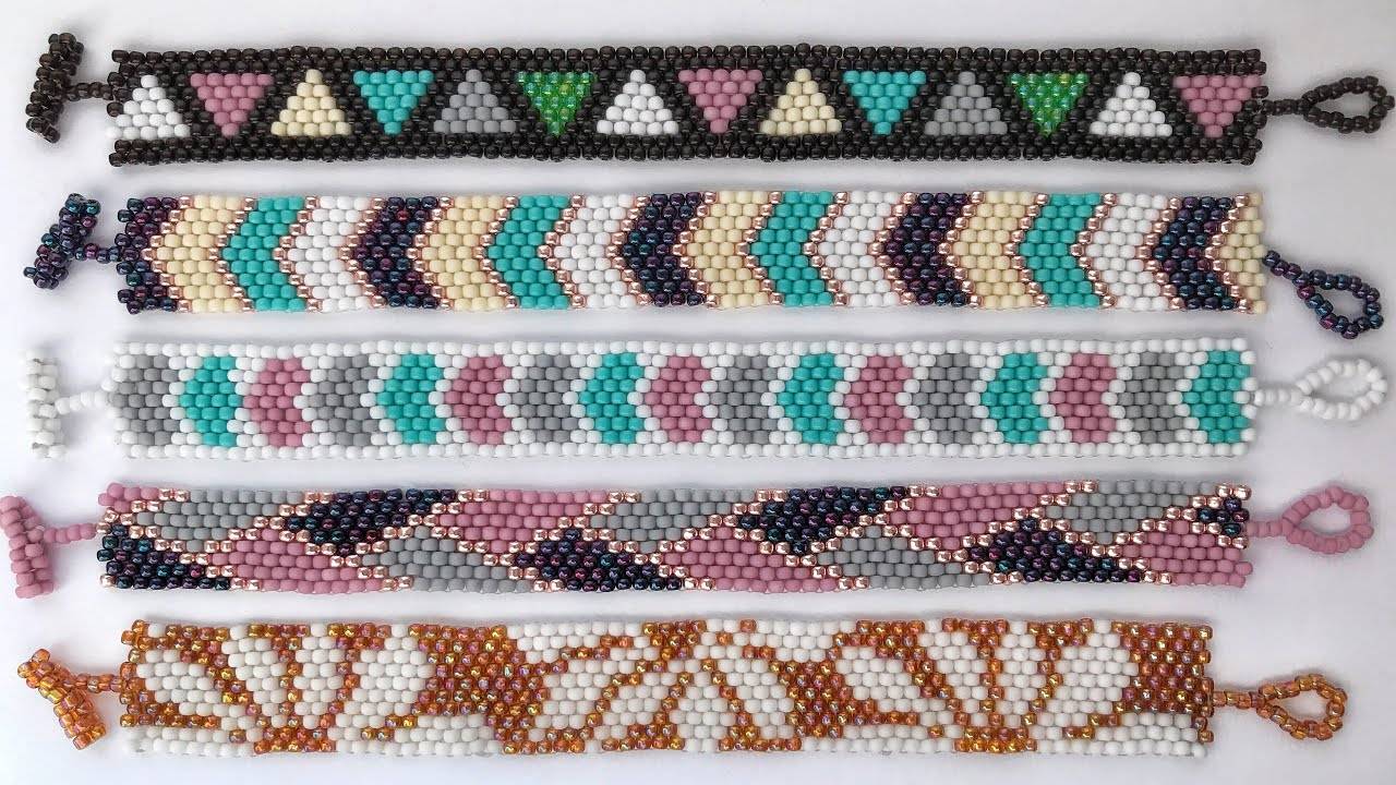 Фенечки из бисера, разные способы их плетения, схемы, видео