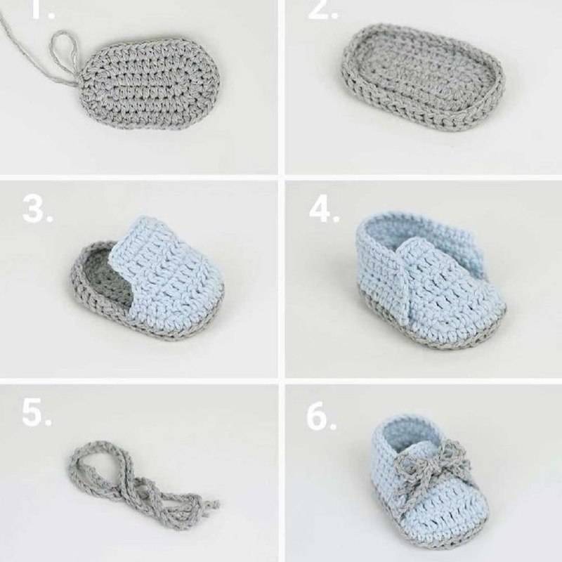 Вязание пинеток крючком поэтапно для малышей и новорожденных от 0 до 1 года. 35 моделей со схемами и инструкцией по их созданию