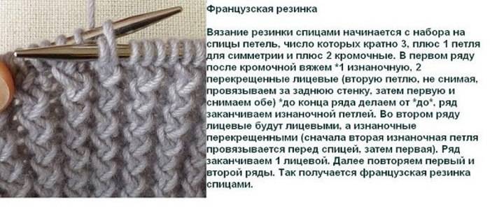 Сколько набрать петель на шапку английской резинкой