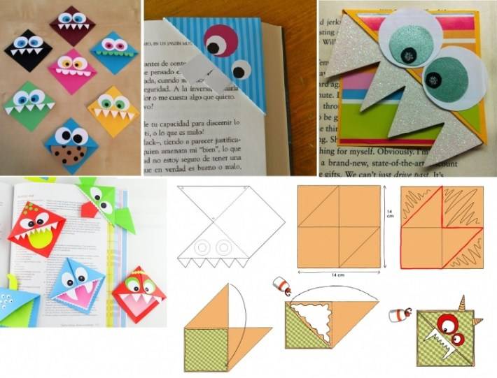 Как сделать закладку своими руками из бумаги: самодельные красивые школьные закладки для книг и учебников девочкам и мальчикам (фото + видео)