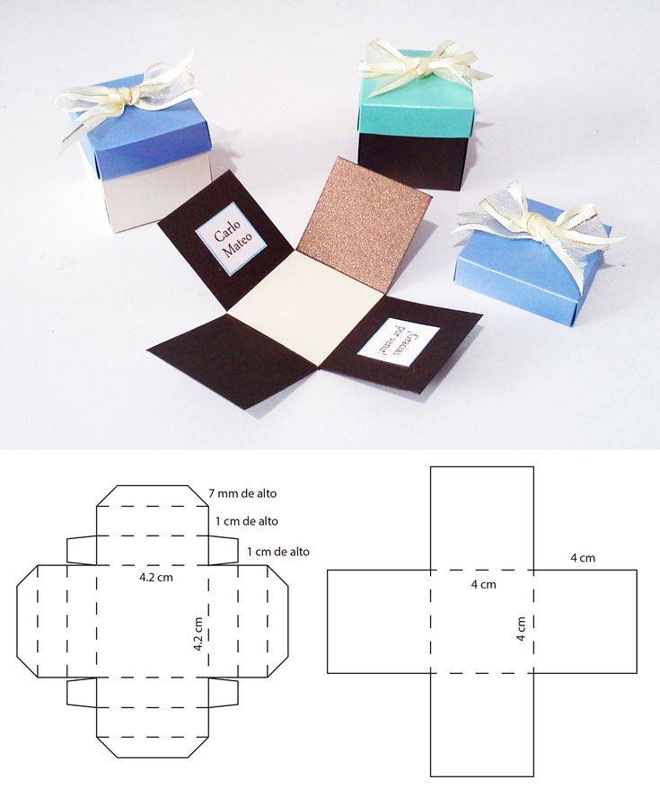 Подарочная коробка своими руками: идеи изготовления оригинальных упаковок со схемами и фото