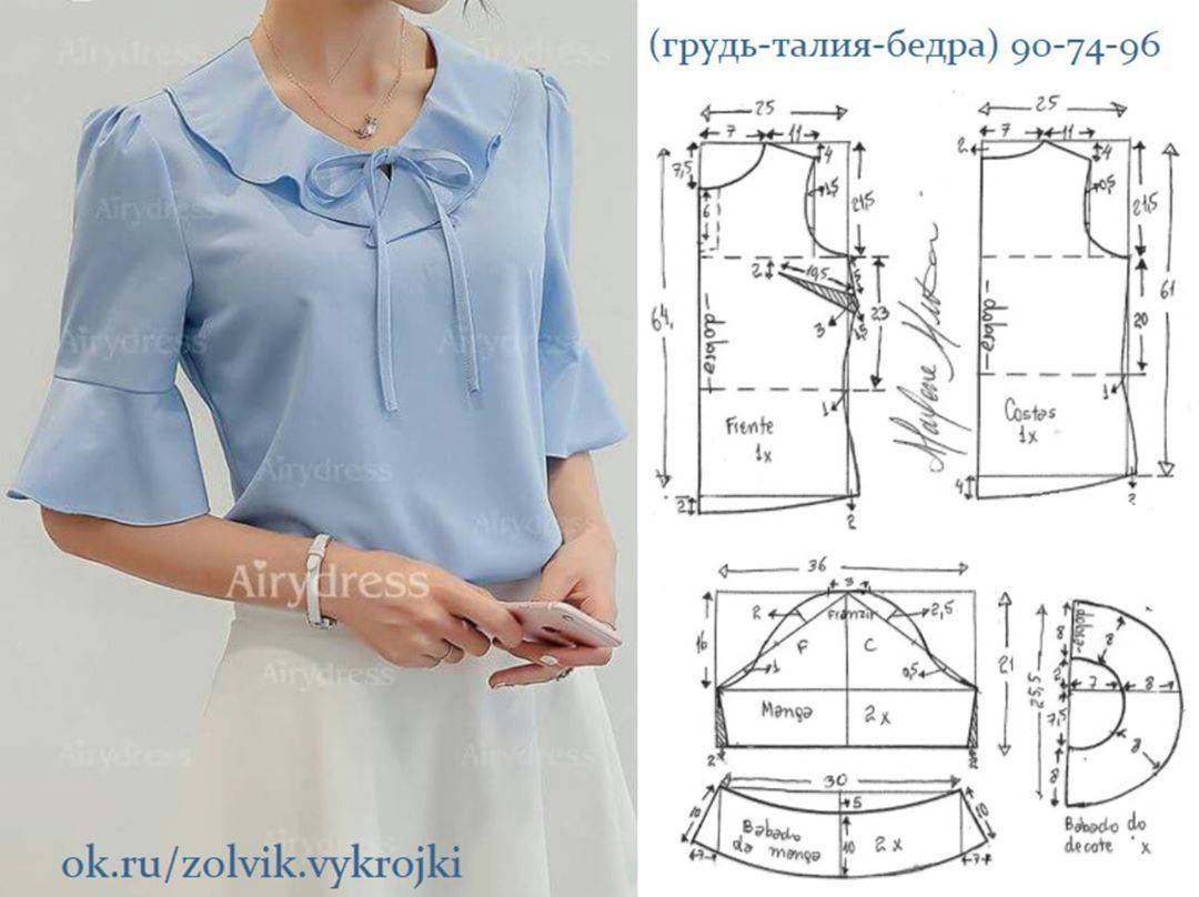 Сшить блузку своими руками выкройки