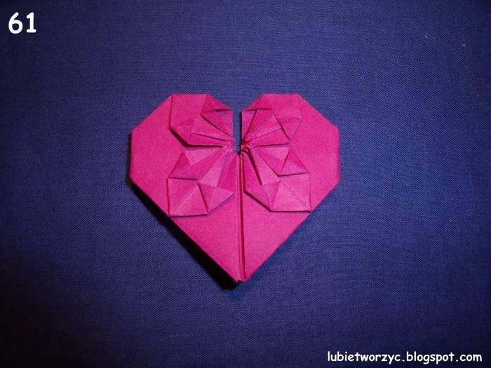 Изготовление сердца из бумаги в технике оригами: мастер-класс и описание простых способов как можно сделать сердечко (100 фото-идей)