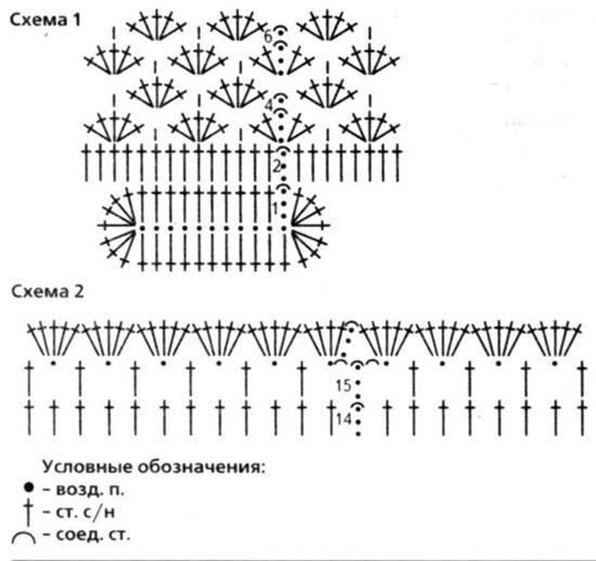 Вязаный чехол для наушников крючком схема