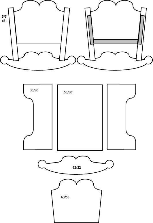 Кроватка для куклы из фанеры своими руками чертежи и размеры