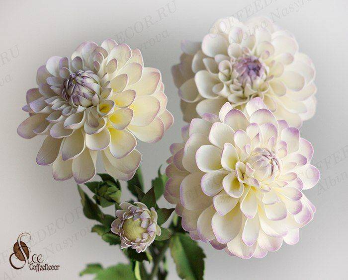 Как сделать ободок с цветами из фоамирана своими руками (георгин, роза, пион, лилия, хризантема)