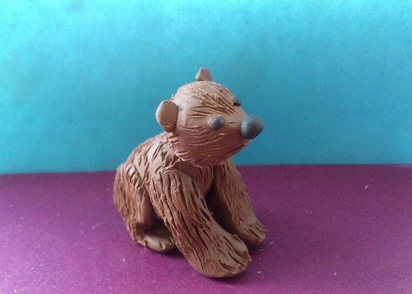 Лепим медведя из пластилина :: syl.ru