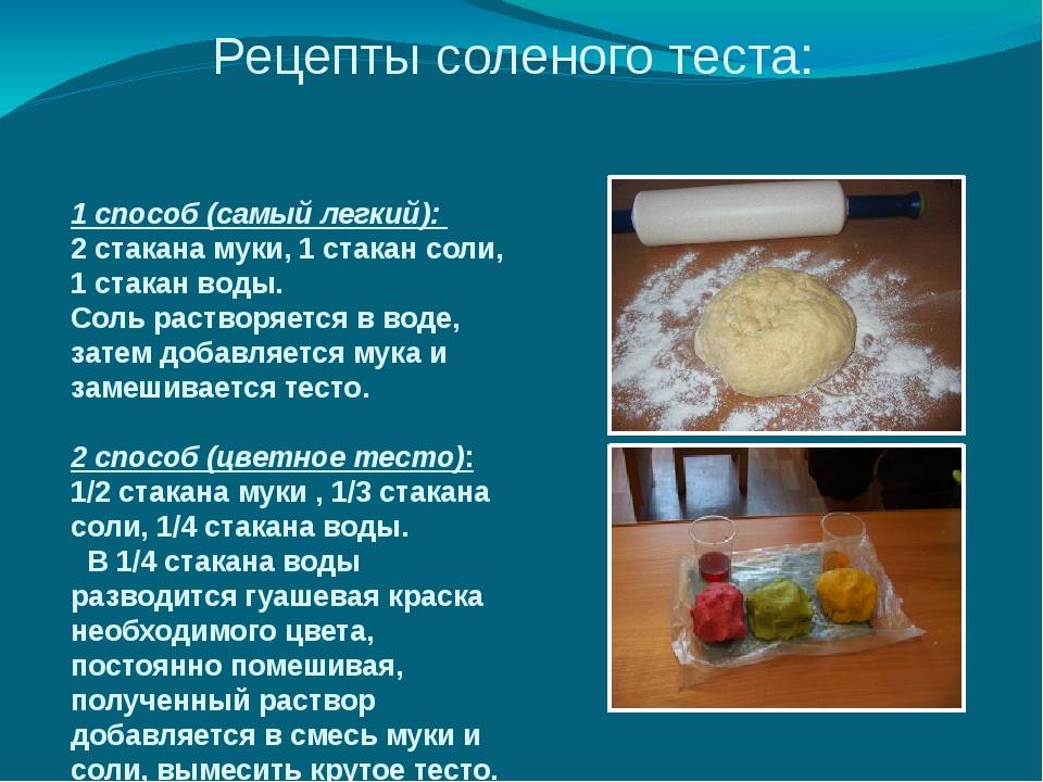 Как приготовить соленое тесто для лепки игрушек