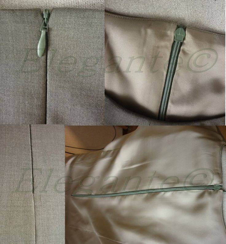 Как вшить потайную и обычную молнию в юбку любого фасона