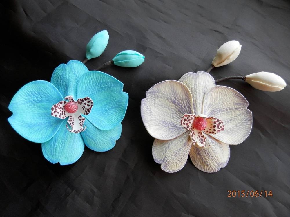 Орхидея из фоамирана: работа с материалом и рекомендации, как сделать цветок своими руками мастер-класс
