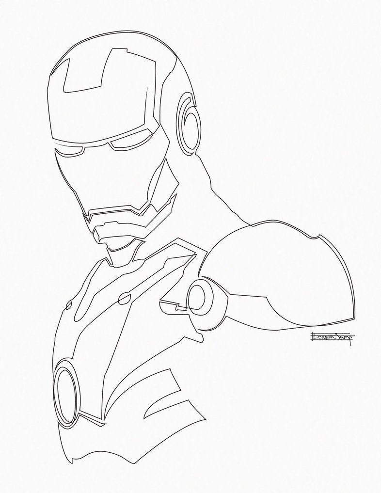 Железный человек рисунок карандашом легкий – как нарисовать железного человека из комиксов марвел