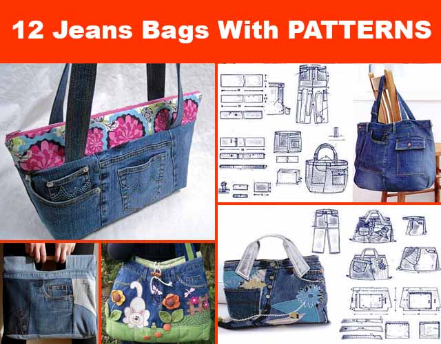 Как легко сшить сумку из старых джинсов - инструкция по созданию эксклюзивной сумки + несколько полезных секретов для начинающей швеи