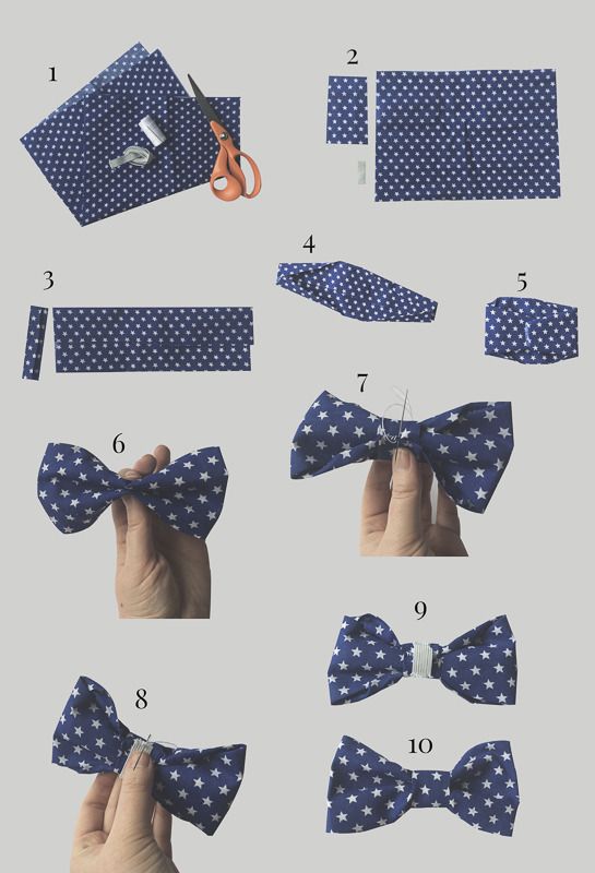 Выкройки галстуков-бабочек своими руками от анастасии корфиати
