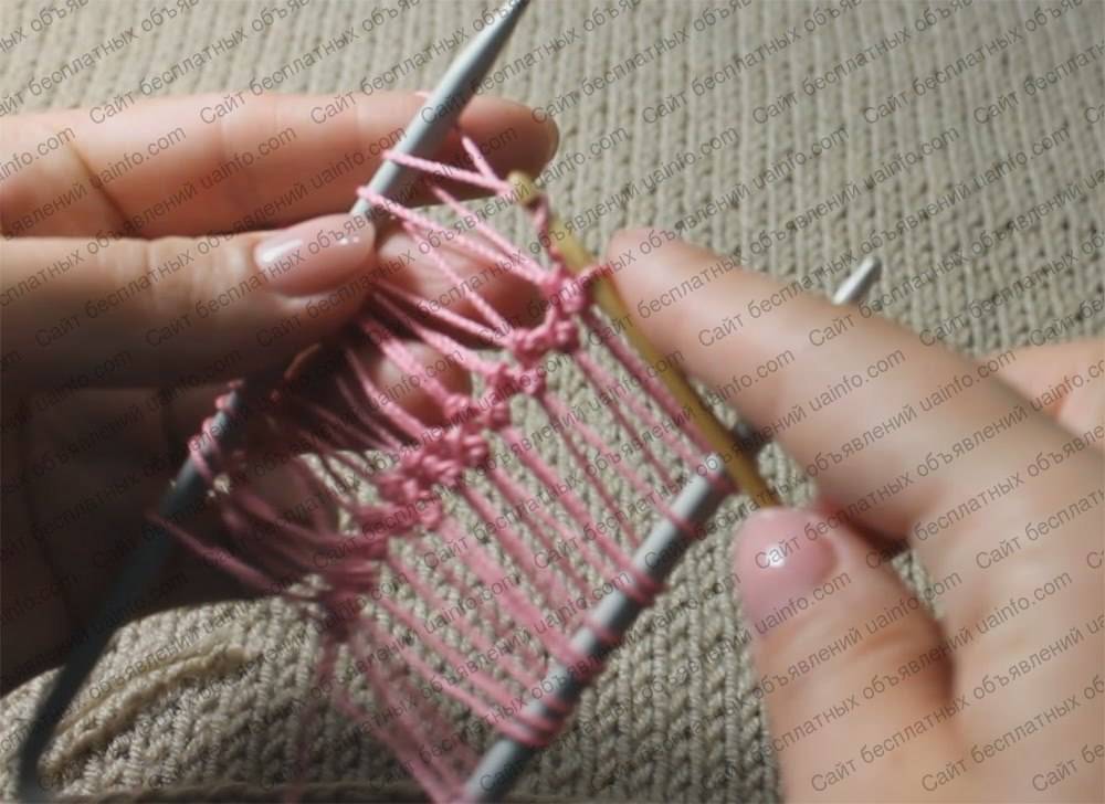 Мк вязание на вилке. 1 | страна мастеров