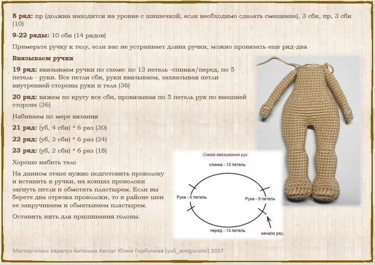 Как связать одежду для куклы на спицах и крючком