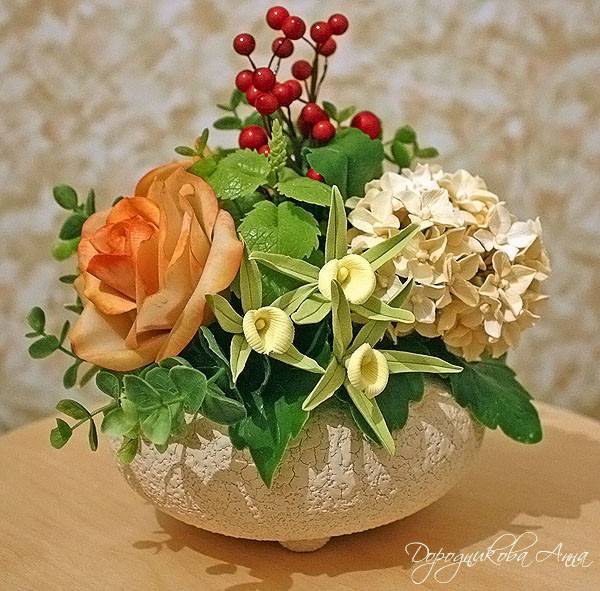 Керамическая флористика: искусство создавать цветы из полимерной глины и холодного фарфора
