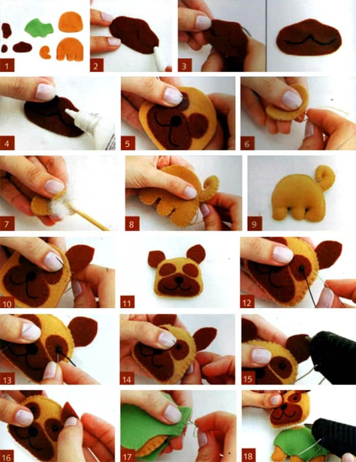 Игрушки из фетра своими руками - 135 фото, шаблоны и варианты оформления игрушек