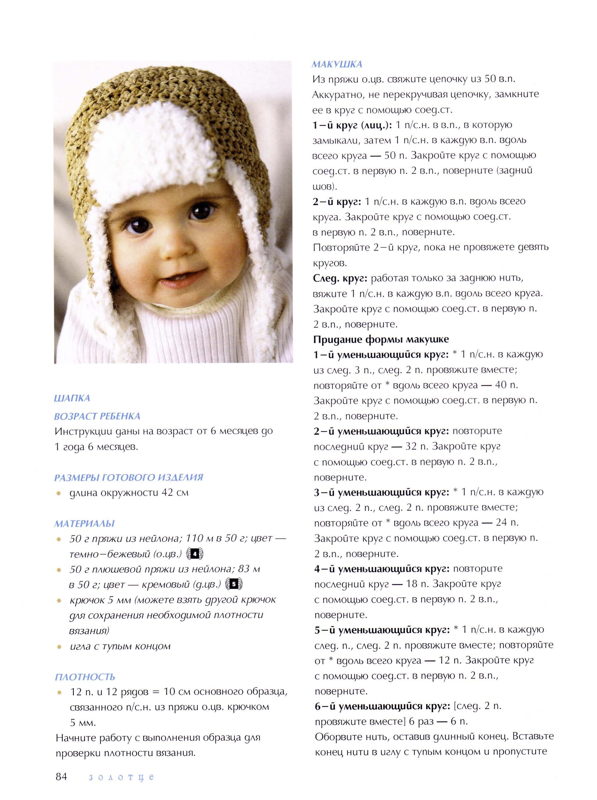 Чепчик для новорожденного спицами — подробное описание схемы вязания для начинающих