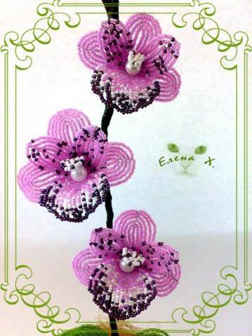 Орхидея из бисера: создаем идеальный цветок своими руками