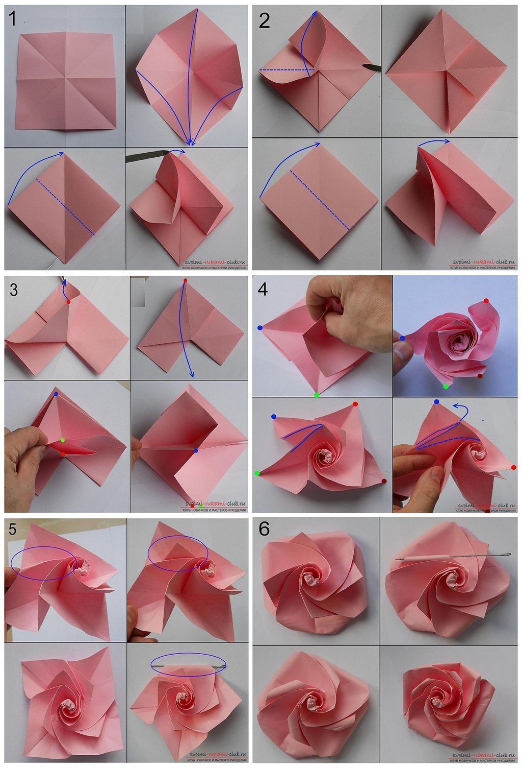 Объемное оригами из бумаги: схемы для начинающих