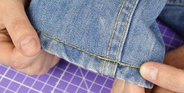 Как подшить джинсы вручную без машинки своими руками: лайфхаки, не обрезая низ