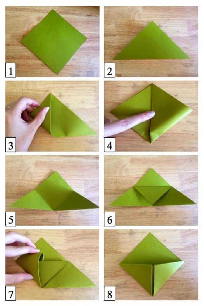 Подарок оригами на день рождения: открытка, конверт, коробочка