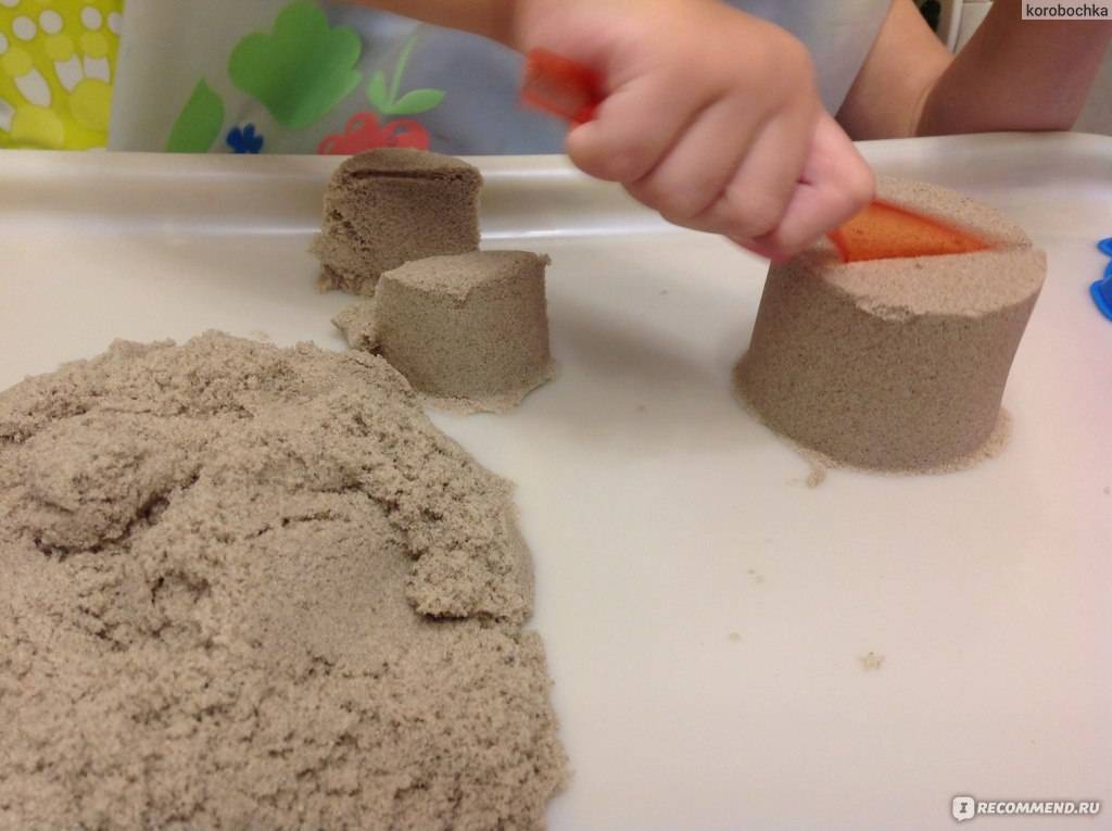 Кинетический песок для детей: его виды, плюсы и минусы, инструкция по безопасному использованию